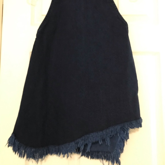 Marques Almeida frayed denim tank top with zip - Picture 13 of 14